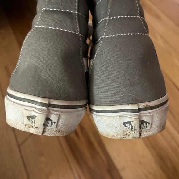 Old skool hightop Vans-sz 11.5, gray - Picture 3 of 5